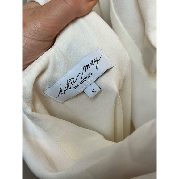 Katie May Heidi Midi Dress in Ivory size Small - Picture 8 of 8